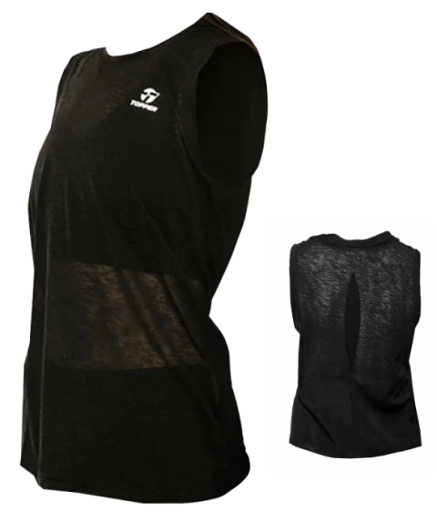 MUSCULOSA MUJER DEPORTIVA SM TRAINNING LIGTH NEGRO (02643)