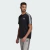 REMERA HOMBRE M-C ALGODON ESSENTIALS 3 TIRAS NEGRO (12048)