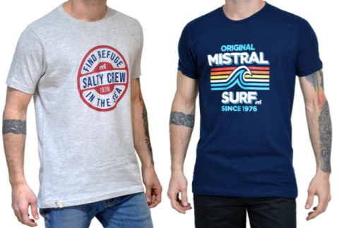 REMERA HOMBRE M-C ALGODON MALIBU (A02156)