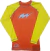 REMERA NATACION M-L KIDS SUMMER COMBINADA NARANJA - AMARILLO (07073)