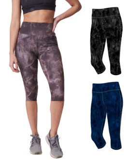 CALZA PESCADORA MUJER CINTURA ANCHA CON RECORTE CAMUFAJE (A02235)