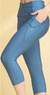 CALZA CAPRI MUJER CON BOLSILLOS LATERALES (A10679)