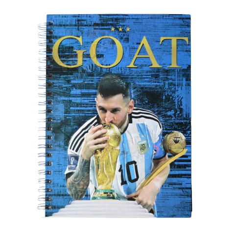Cuaderno Universitario Anotador A4 - Seleccion Argentina Messi