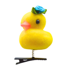 50 Patitos C/ Accesocio Kawaii Amarillo Tiktok Con Diseño Hebilla