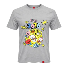 REMERA BT21 UNISEX KPOP PERSONAJES CUTE HELLO 2026 81
