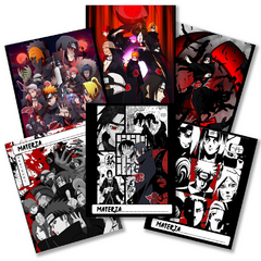 Asignaturas Escolares - Naruto Akatsuki ASIG30