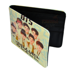 Billetera Cuero Ecológico Bts K-Pop Integrantes