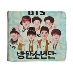 Billetera Cuero Ecológico Bts K-Pop Integrantes - comprar online