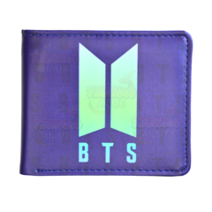 Billetera Cuero Ecológico Violeta Bts Army K-Pop - comprar online