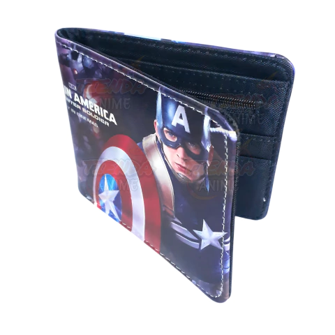 Billetera Cuero Ecológico Capitan America Marvel