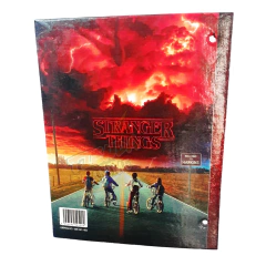 Carpeta Nº 3 Escolar 2 Tapas + Aros (50mm) - Stranger Things CAR101 - comprar online