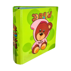 Carpeta Escolar Numero 3 Anillos X 40mm Osito Drew Bieber - comprar online