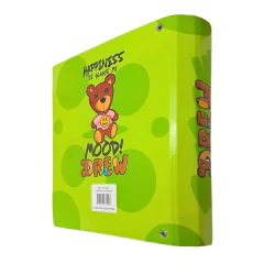 Carpeta Escolar Numero 3 Anillos X 40mm Osito Drew Bieber - Tienda Anime