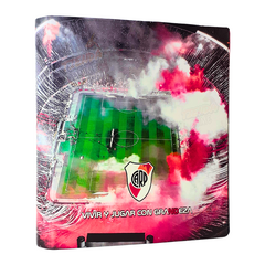 Carpeta Escolar Numero 3 Anillos X 40mm River Plate CAR22 en internet