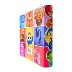 Carpeta Escolar Numero 3 Anillos X 40mm Intensamente - Tienda Anime