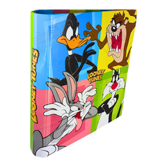 Carpeta Escolar Numero 3 Anillos X 40mm Looney Tunes - comprar online