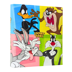 Carpeta Escolar Numero 3 Anillos X 40mm Looney Tunes en internet