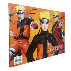 Carpeta Escolar Numero 5 Dibujo + 2 Anillos Naruto CAR406
