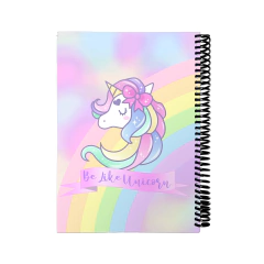 Cuaderno Libreta Anotador A5 - Unicornio Arcoiris CUA112 - comprar online