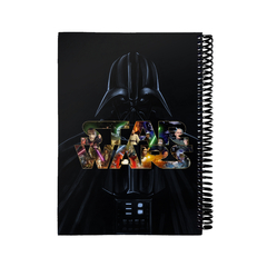 CUADERNO LIBRETA ANOTADOR A5 - STAR WARS AZUL Y ROJO CUA122 en internet