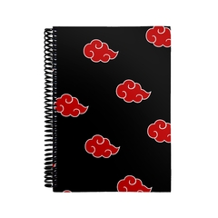 Libreta Anotador A6 Lisa - Naruto Akatsuki LIB13