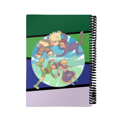 CUADERNO LIBRETA ANOTADOR A5 - HUNTER X HUNTER VERDE CUA131 en internet