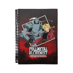 CUADERNO LIBRETA ANOTADOR A5 - FULLMETAL ALCHEMIST ROJO CUA133 - comprar online