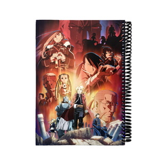 CUADERNO UNIVERSITARIO A4 - FULLMETAL ALCHEMIST ROJO CUAA4133 en internet