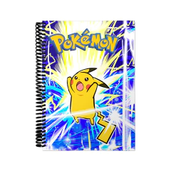 LIBRETA ANOTADOR A6 LISA AZUL PUKACHU - POKEMON LIB169 - comprar online