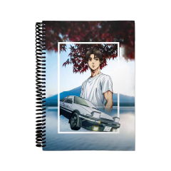 LIBRETA ANOTADOR A6 LISA AUTO - INITIAL D LIB201 - comprar online