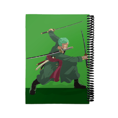 Libreta Anotador A6 Lisa - Zoro One Piece LIB31 - comprar online