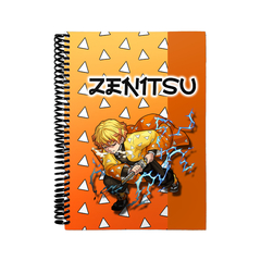 Libreta Anotador A6 Lisa - Zenitsu Agatsuma LIB71