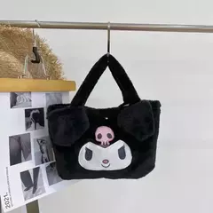 Cartera Bolso Peluche Kuromi Negra - comprar online
