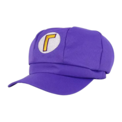 GORRA BOINA MARIO BROS WALUIGI ELASTIZADA - comprar online