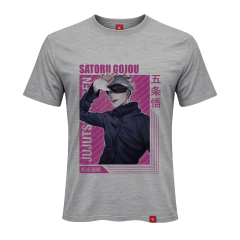 REMERA SATORU GOJO VIOLETA - JUJUTSU KAISEN 29 en internet