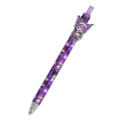Boligrafo Lapicera Kuromi Tinta Negra - Onegai My Melody (Violeta Oscuro)
