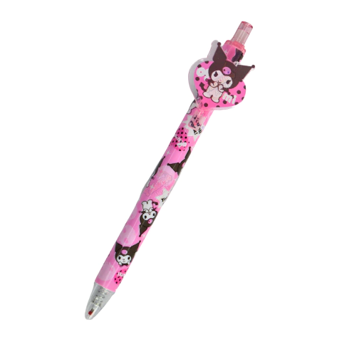 Boligrafo Lapicera Kuromi Tinta Negra - Onegai My Melody (Rosa)