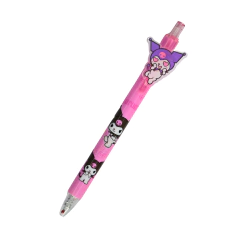 Boligrafo Lapicera Kuromi Tinta Negra - Onegai My Melody (Rosa)