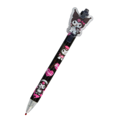 Boligrafo Lapicera Kuromi Tinta Negra - Onegai My Melody (Negro)