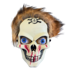 Máscara Calavera Terror Con Luz Halloween en internet