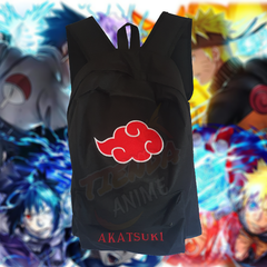 Mochila de Lona Naruto Nube Akatsuki
