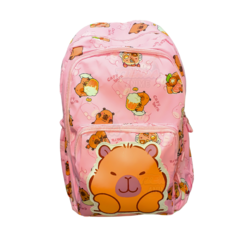 Mochila Escolar Urbana Capibara Carpincho Rosa MOCH402 - comprar online