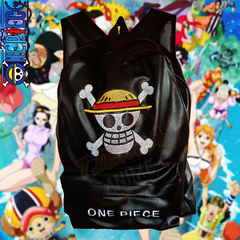 Mochila de Eco Cuero One Piece Logo - comprar online