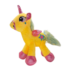 PELUCHE 20CM Unicornio amarillo PEL50 - Tienda Anime