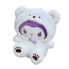 Peluche de Kuromi Capucha Blanca - Onegai My Melody PEL87 - comprar online