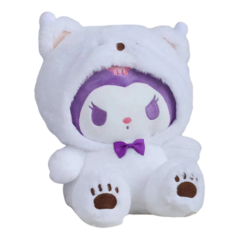 Peluche de Kuromi Capucha Blanca - Onegai My Melody PEL87 en internet