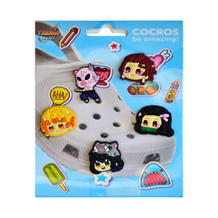5 PINES PARA CROCS DECORACION - DEMON SLAYER