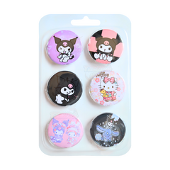 Pack De 6 Pins Prendedores Kuromi - Onegai My Melody - comprar online