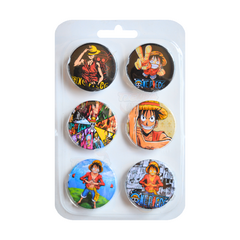Pack De 6 Pins Prendedores - One Piece