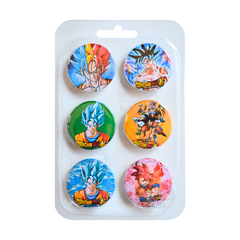 Pack De 6 Pins Prendedores - Dragon Ball en internet